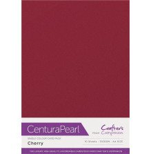 Crafters Companion Centura Pearl Card Pack A4 10/Pkg - Cherry