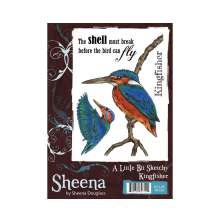 Sheena Douglass A Little Bit Sketchy A6 Stamp Set - Kingfisher UTGÅENDE