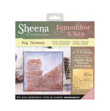 Sheena Douglass Remember When 8X8 Stencil - Big Chimney UTGÅENDE