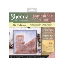 Sheena Douglass Remember When 8X8 Stencil - Big Chimney UTGENDE