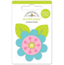 Doodlebug Doodle-Pops 3D Stickers - Spring Flowers UTGENDE