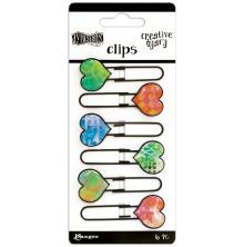 Dylusions Creative Dyary Clips 6/Pkg