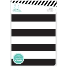 Heidi Swapp Personal Memory Planner - Black &amp; White Stripe UTGENDE