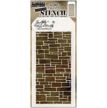 Tim Holtz Layered Stencil 4.125X8.5 - Slate THS085