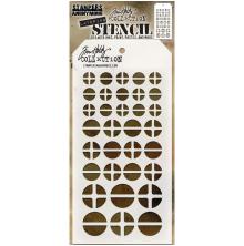 Tim Holtz Layered Stencil 4.125X8.5 - Screwed THS087