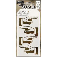 Tim Holtz Layered Stencil 4.125X8.5 - Direction THS088