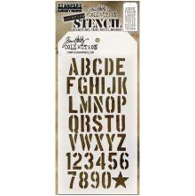 Tim Holtz Layered Stencil 4.125X8.5 - Crate THS089