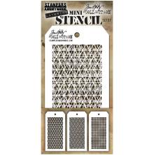 Tim Holtz Mini Layered Stencil Set 3/Pkg - Set 27