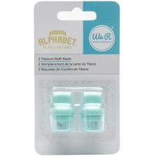 We R Memory Keepers Mini Alphabet Punch Board Blade Refill 2/Pkg