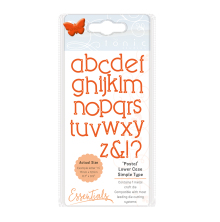 Tonic Studios Essentials Simple Type Dies - Postal Lower Case 1684E