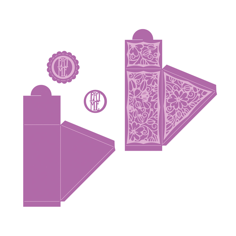 Tonic Studios Dimensions Cake Slice Box Die Set 1650E ciliinpapers