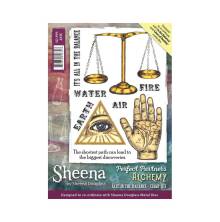 Sheena Douglass Perfect Partner Alchemy A6 Stamp Set - Fate in the balance UTEN