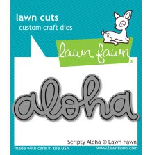 Lawn Fawn Dies - Scripty Aloha LF1431