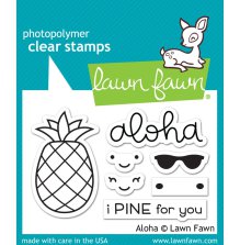 Lawn Fawn Clear Stamps 2X3 - Aloha LF1417