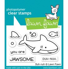 Lawn Fawn Clear Stamps 2X3 - Duh-nuh LF1419