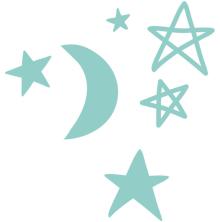 Kaisercraft Decorative Die - Moon Stars