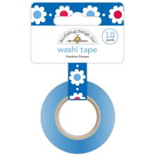 Doodlebug Washi Tape 15mmX12yd - Freedom Flowers UTGENDE