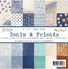 Maja Design 6x6 Paper Pack - Denim &amp; Friends