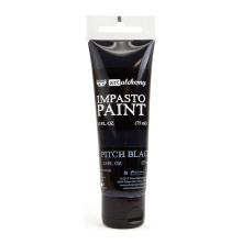 Prima Finnabair Art Alchemy Impasto Paint 75ml - Pitch Black