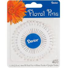 Darice Corsage Pins 40/Pkg - Pearl White