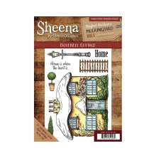 Sheena Douglass Mockingbird Hill A5 Rubber Stamp - Bluebell Cottage UTGENDE