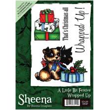 Sheena Douglass A6 Unmounted Rubber Stamp - Wrapped Up UTGENDE