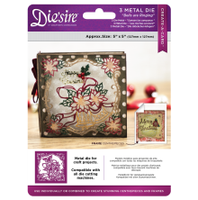 Crafters Companion Diesire 5x5 Create a Card - Bells are Ringing UTGENDE