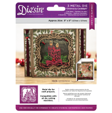 Crafters Companion Diesire 5 x 5 Create a Card - Christmas by Candlelight UTGEN