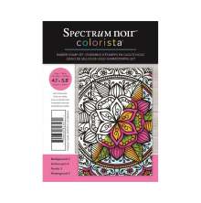 Spectrum Noir Colorista A6 Rubber Stamp - Background 3