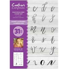 Spectrum Noir Clear Stamp A5 - Script Alphabet Lowercase