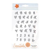 Tonic Studios Essentials Clear Stamps - Cursive Capitals 1691E