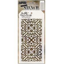 Tim Holtz Layered Stencil 4.125X8.5 - Flames THS091