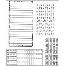 Tim Holtz Cling Stamps 7X8.5 - School Desk CMS057