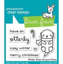 Lawn Fawn Clear Stamps 2X3 - Winter Otter LF1474