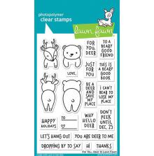 Lawn Fawn Clear Stamps 4X6 - For You, Deer LF1480