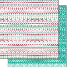 Lawn Fawn Knit Picky Cardstock 12X12 - Tea Cozy UTGENDE