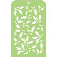 Kaisercraft Mini Designer Templates 3.5X5.75 - Holly Leaves