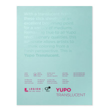 Yupo Paper 9X12 15 Sheets/Pkg - Translucent 153gsm