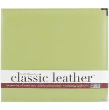 We R Memory Keepers Classic Leather D-Ring Album 12X12 - Kiwi