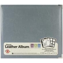 We R Memory Keepers Classic Leather D-Ring Album 12X12 - Charcoal