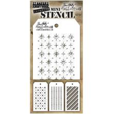 Tim Holtz Mini Layered Stencil Set 3/Pkg - Set 31