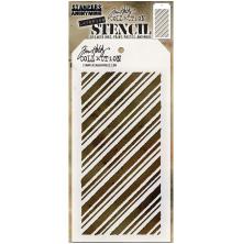 Tim Holtz Layered Stencil 4.125X8.5 - Peppermint THS095