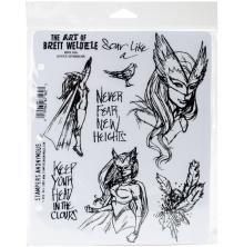 Stampers Anonymous Brett Weldele Cling Stamps 7X8.5 - Jenny Sparrow
