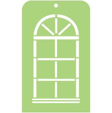 Kaisercraft Mini Designer Templates 3.5X5.75 - Arch Window