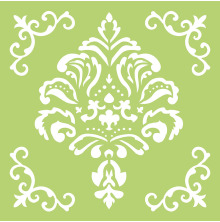 Kaisercraft Designer Template 6X6 - Fleur Damask