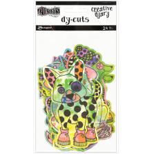 Dylusions Creative Dyary Die Cuts - Colored Animals