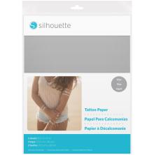 Silhouette Temporary Tattoo Paper 8.5X11 2/Pkg - Silver