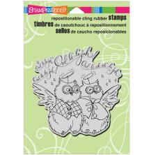 Stampendous Cling Stamp 6.5X4.5 - Owl Hallelujah UTGENDE