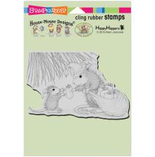 Stampendous House Mouse Cling Stamp 6.5X4.5 - Gift Giving UTGENDE