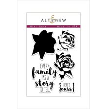 Altenew Clear Stamps 3X4 - Mini Rose UTGENDE